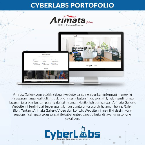 ARIMATA GALLERY PORTFOLIO WEBSITE CYBERLABS