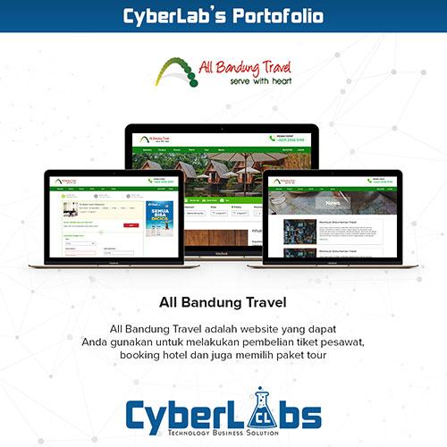 All Bandung Travel Portfolio Website CyberLabs