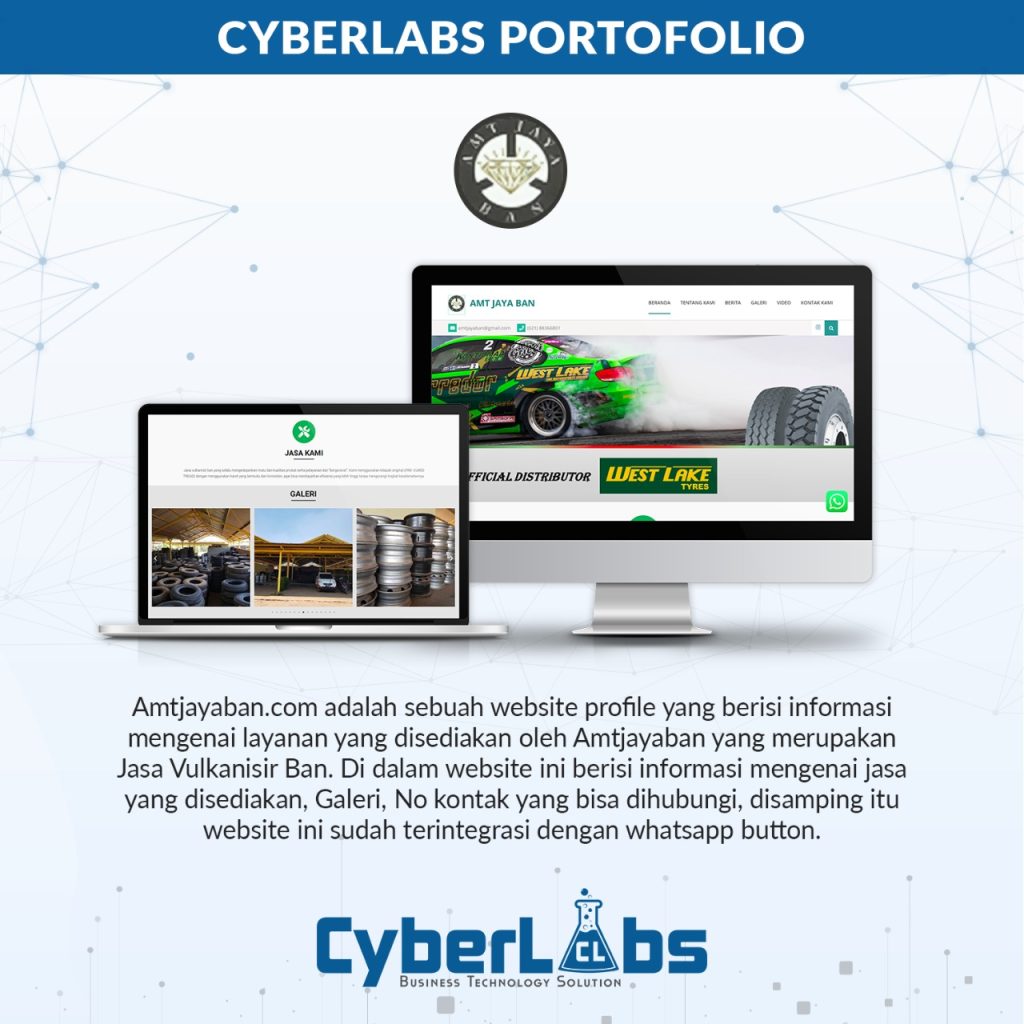 Amtjayaban - Portfolio Website CyberLabs
