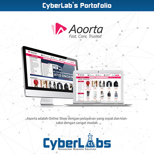 Aoorta Portfolio Toko Online CyberLabs
