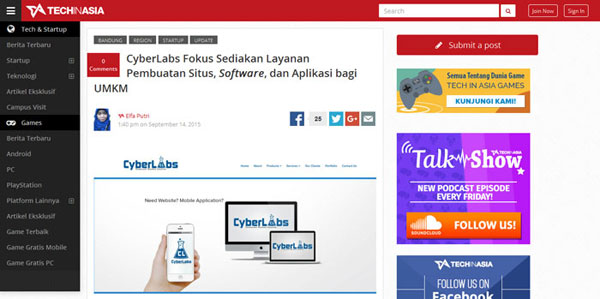 CYBERLABS DILIPUT TECH IN ASIA INDONESIA