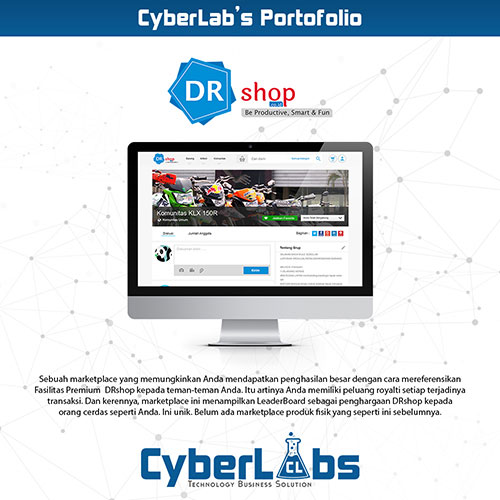 DR Shop - Portfolio Website CyberLabs