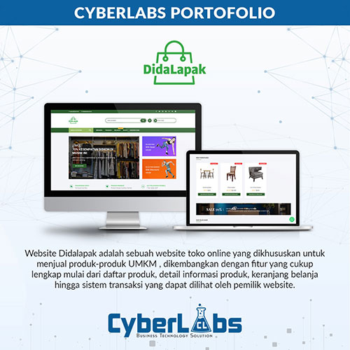 Didalapak - Portfolio Toko Online CyberLabs