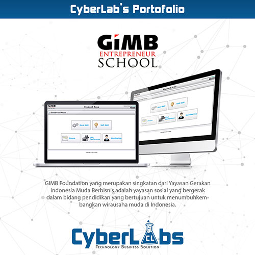 GIMB ENTEPRENEUR SCHOOL - PORTFOLIO WEBSITE CYBERLABS