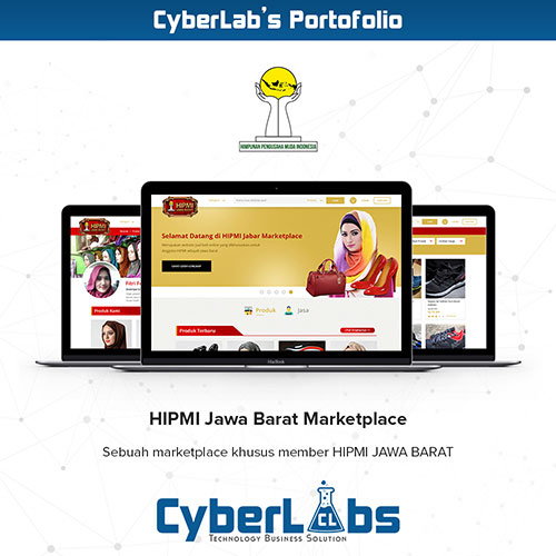 HIPMI Jabar Marketplace - Portfolio Marketplace CyberLabs