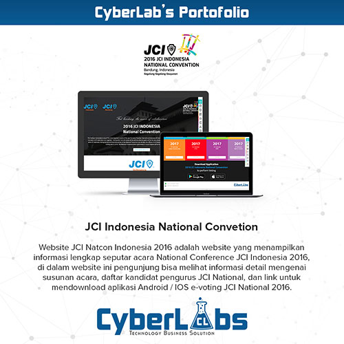 JCI INDONESIA NATIONAL CONVENTION - PORTFOLIO WEBSITE CYBERLABS