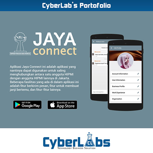 Jaya Connect - Portfolio Android CyberLabs