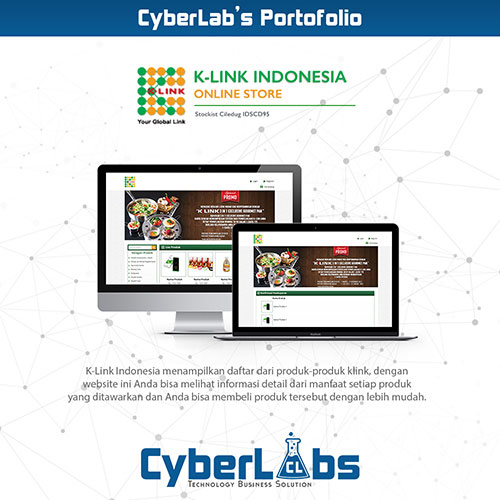 K-LINK INDONESIA - PORTFOLIO WEBSITE CYBERLABS