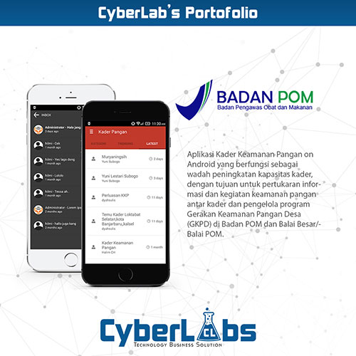 Kader Keamanan Pangan - CyberLabs Android Portfolio