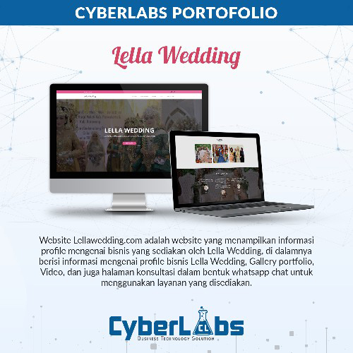 Lella Wedding - Portfolio Website CyberLabs