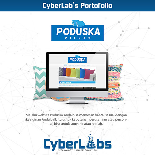 PODUSKA PILLOW - PORTFOLIO WEBSITE CYBERLABS