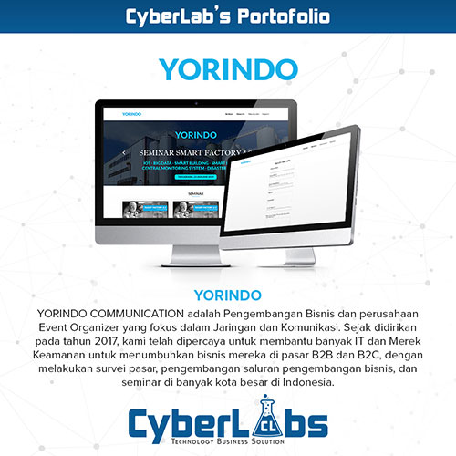 YORINDO - PORTFOLIO WEBSITE CYBERLABS