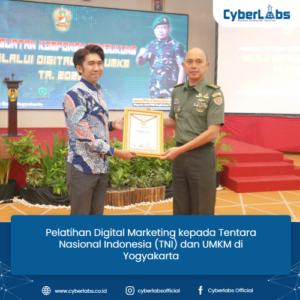 CyberLabs menjadi narasumber pada pelatihan 100 UKM Yogyakarta yang diinisiasi oleh TNI AD