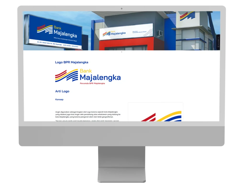Bank Majalengka - Mockup 2 - Portfolio Website CyberLabs