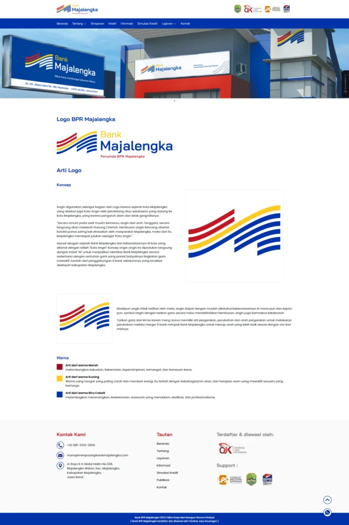 Bank Majalengka -page 2 - Portfolio Website CyberLabs