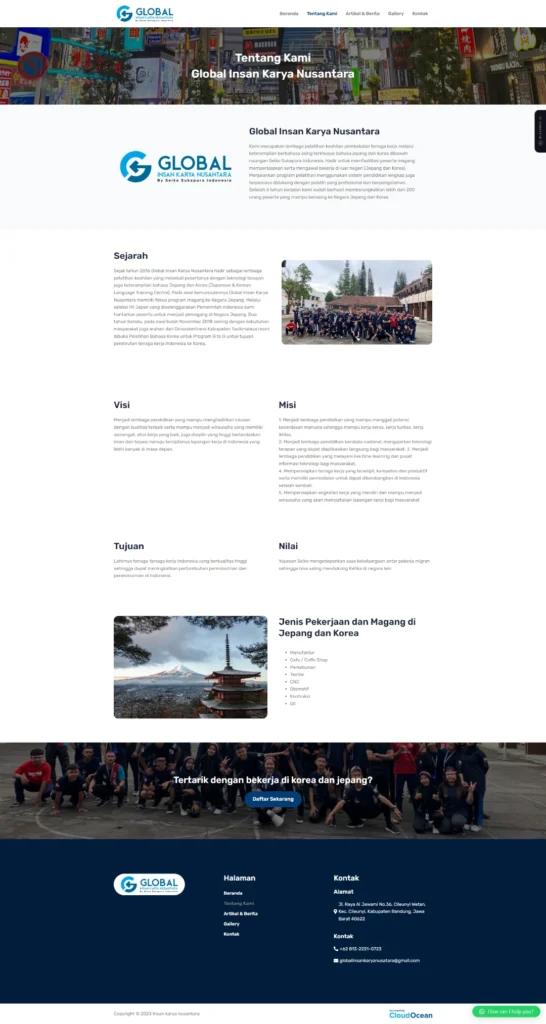 Global Insan Karya Nusantara - Page 2 - Portfolio Website CyberLabs
