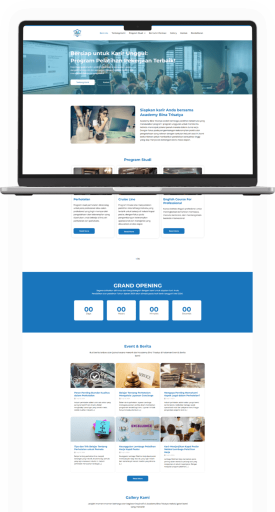 Portofolio Website - Academy Bina Trisatya