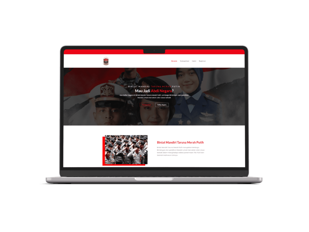 Portofolio Website - Taruna merah putih