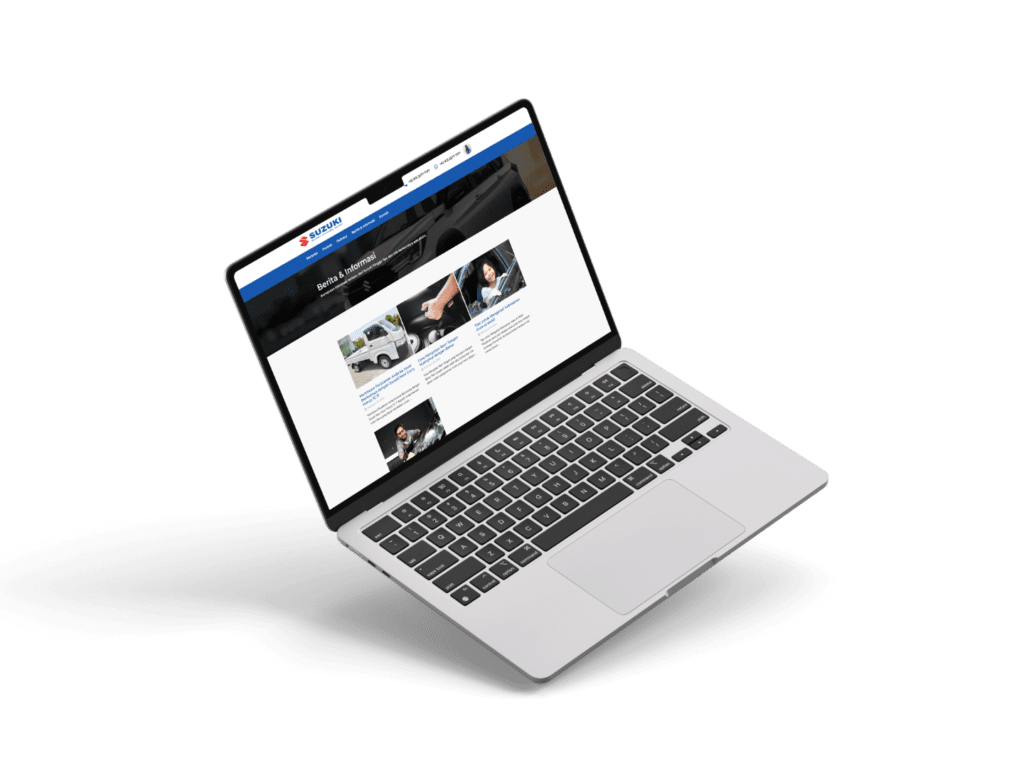 Portofolio Website - Bandung Dealer Suzuki