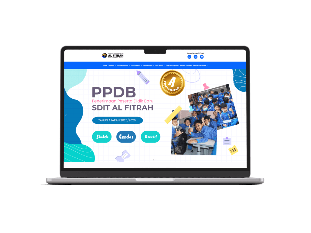 Portofolio Website - Website YPM Al-Fitrah