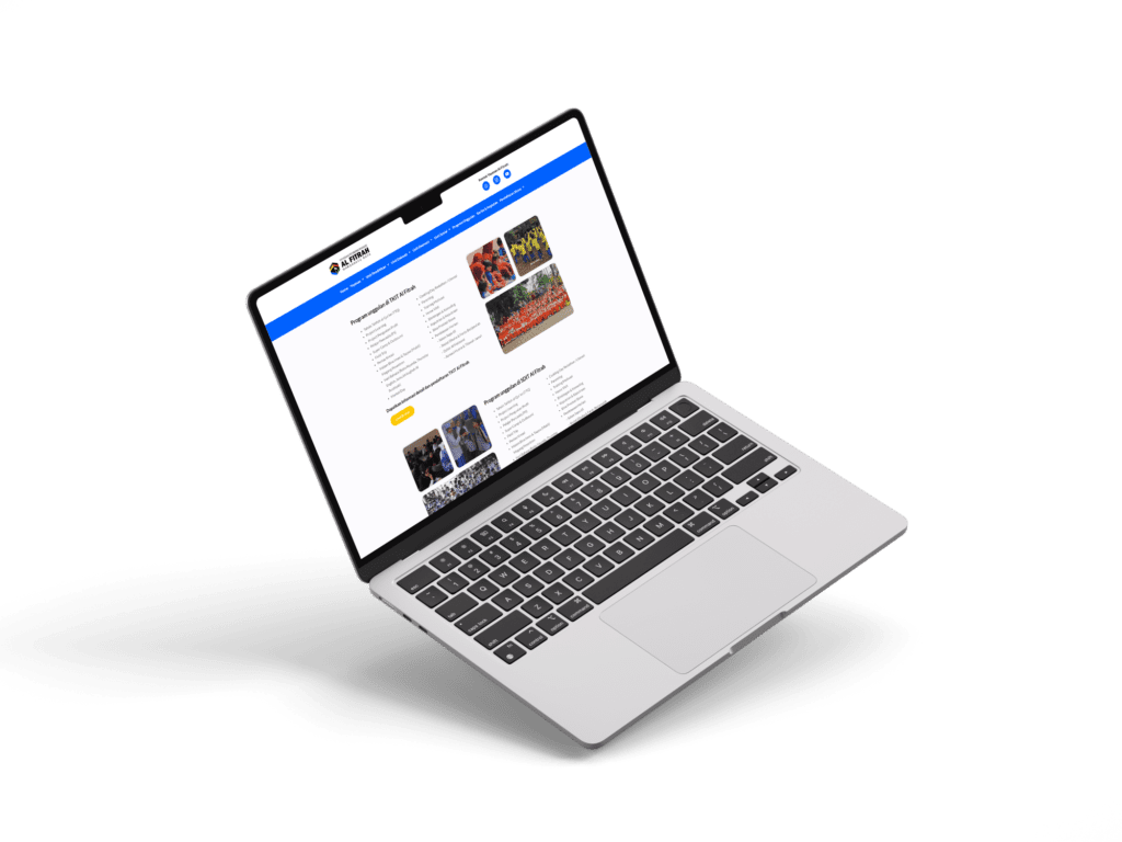 Portofolio Website - Website YPM Al-Fitrah