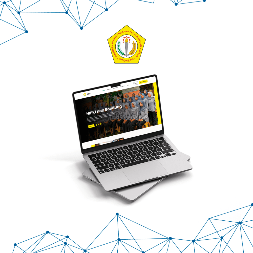 Website HIPKI Kabupaten Bandung - Portofolio Website CyberLabs