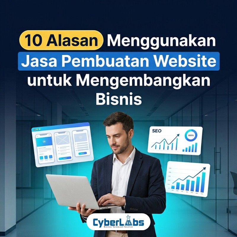 Thumbnail Artikel Cyberlabs : 10 Alasan Menggunakan Jasa Pembuatan Website untuk Mengembangkan Bisnis