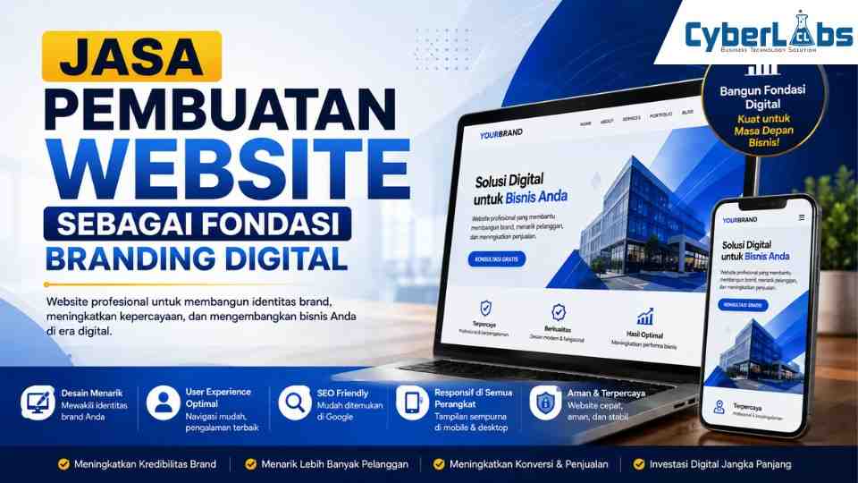 banner article cyberlabs : Jasa Pembuatan Website sebagai Fondasi Branding Digital